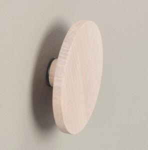 Bělený masivní dubový nástěnný knoflík Rowico Jordan L, 12 cm