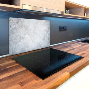 Kuchyňská deska velká skleněná Betonové pozadí pl-ko-80x52-f-130709609