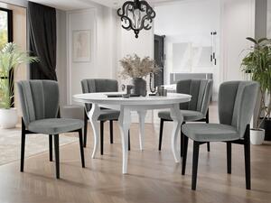 Moderní čalouněná židle ST106, Barva:: Baloo 2074, Barva: černá Mirjan24 5903211142703