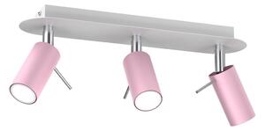 Milagro Bodové svítidlo PRESTON 3xGU10/MR11/40W/230V růžová MI1647