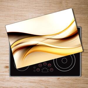 Kuchyňská deska skleněná Abstraktní vlny pl-ko-80x52-f-134030226