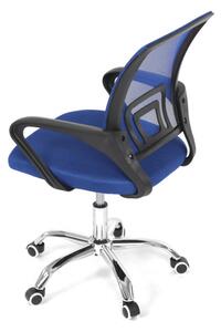 Dětská otočná židle modrá KA-L103 BLUE