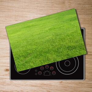 Kuchyňská deska skleněná Zelená tráva pl-ko-80x52-f-141153462