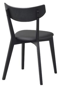 Černá jasanová jídelní židle Rowico Fuse
