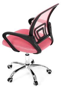 Dětská otočná židle růžová KA-L103 PINK