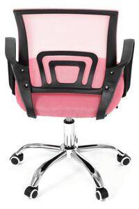 Dětská otočná židle růžová KA-L103 PINK