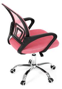 Dětská otočná židle růžová KA-L103 PINK