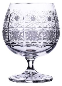 Onte Crystal Bohemia Crystal ručně broušené sklenice na rum, brandy a koňak 500pk 250 ml 2KS