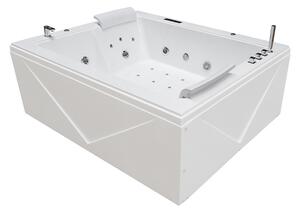 BPS-koupelny Hydromasážní vana HYD-DI666 180x150 s ohřevem vody
