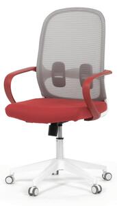 Kancelářská židle červená KA-S425 RED