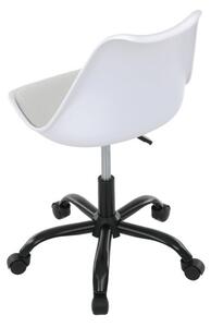Kancelářská židle bílá KA-X7055 WT