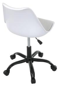 Kancelářská židle bílá KA-X7055 WT
