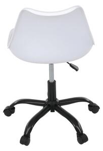 Kancelářská židle bílá KA-X7055 WT