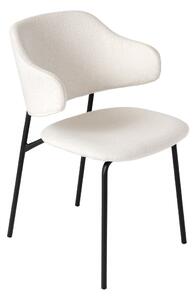 Designová jídelní židle Takuya bílá / černá