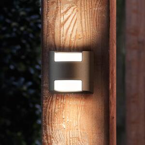 Philips Grass LED venkovní nástěnné světlo antrac