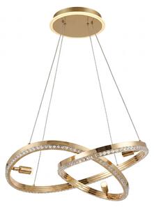 Toolight Toolight, LED závěsné svítidlo, 620 mm, 140W, 4000K, 5000lm, G158-CP, zlatá lesklá, OSW-06410