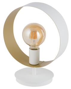 Sigma Stolní lampa HAPPY 1xE27/60W/230V bílá/zlatá SI0063
