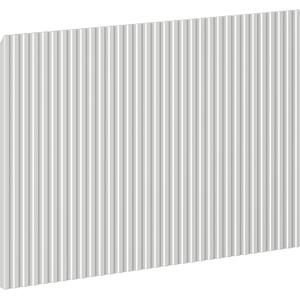 Mexen Mexen, Rýhované čelo pro korpus koupelnové skříňky 60 x 43,5 cm, matná šedá, 91A20-0600-470-1-62