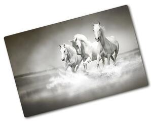 Kuchyňská deska skleněná Bílí koňě pl-ko-80x52-f-44040199