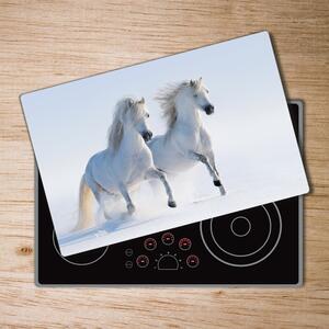 Kuchyňská deska skleněná Dva koně sníž pl-ko-80x52-f-46568530