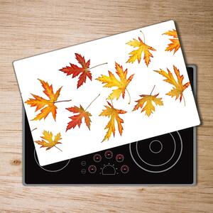 Deska na krájení skleněná Podzimní listí pl-ko-80x52-f-45893425