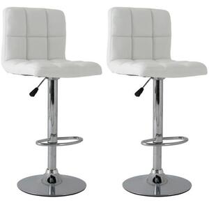 2x Barová židle Hawaj CL-3232-1 bílá
