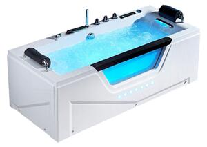 BPS-koupelny Hydromasážní vana HYD-CA938 182x82 s ohřevem vody
