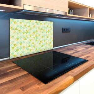 Kuchyňská deska velká skleněná Geometrické pozadí pl-ko-80x52-f-51538563