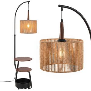 Toolight Toolight, stojací lampa, G156-1F, přírodní hnědá-černá, OSW-06413