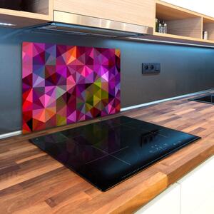 Kuchyňská deska skleněná Abstrakce vlny pl-ko-80x52-f-52249720