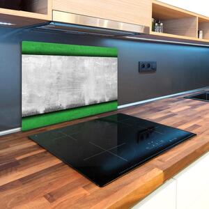 Kuchyňská deska skleněná Zelená zeď pl-ko-80x52-f-51823590