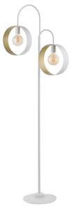Stojací lampa HAPPY 2xE27/60W/230V bílá/zlatá
