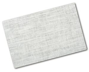 Kuchyňská deska skleněná Lněná bílé plátno pl-ko-80x52-f-53512774