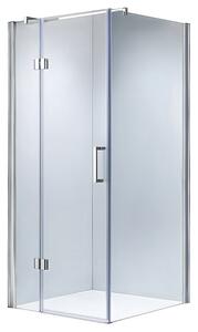 BPS-koupelny Čtvercový sprchový kout HYD-SK1390B 90x90 chrom/transparent - bez vaničky