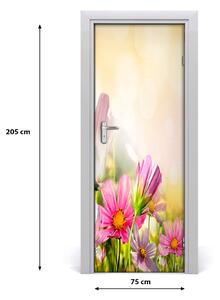 Fototapeta na dveře Polní květiny 75x205 cm