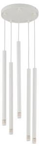 Lustr na lanku STALACTITE LASER 5xG9/3W/230V bílá