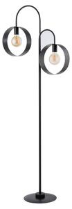 Stojací lampa HAPPY 2xE27/60W/230V černá