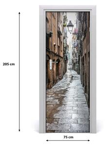 Fototapeta samolepící na dveře Stará ulička 75x205 cm