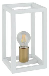 Sigma Stolní lampa VIGO 1xE27/60W/230V bílá/zlatá SI0176