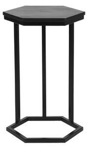Černý mangový odkládací stolek LABEL51 Atyo, 62 cm