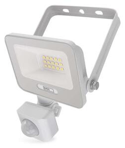 EMOS LED reflektor GLARO s pohybovým čidlem, 10 W, bílý, IP54, 1000 lm, neutrální bílá 1531231401