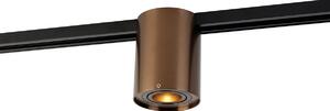 Moderní 1-fázový kolejnicový reflektor tmavě bronzový - Rondoo Up
