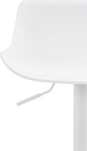 Barová židle Alvade - umělá hmota | bílá