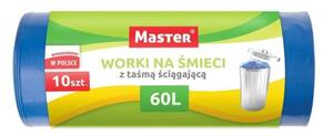 Sáčky do odpadkového koše Master - zatahovací - 60L - 10ks
