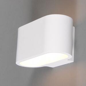 Moderní nástěnná lampa bílá plochá - Gipsy Arles