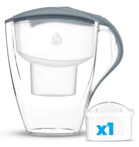Filtrační konvice Dafi Omega unimax 4 l - šedá + filtr zdarma