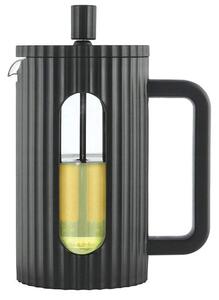 French press Klausberg KB-7746 – konvice 600 ml na kávu a čaj s nerezovým pístem - černá