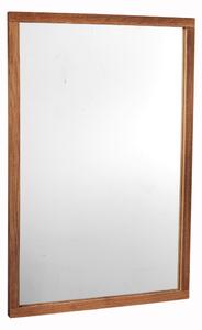 Přírodní olejované dubové nástěnné zrcadlo Rowico Featti M, 90 cm