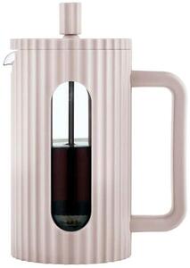 French press Klausberg KB-7749 – konvice 600 ml na kávu a čaj s nerezovým pístem - béžová
