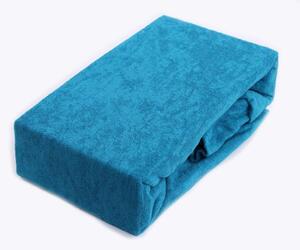 Xpose Výprodej prostěradlo froté 90x200cm /20 cm Barva: modrá